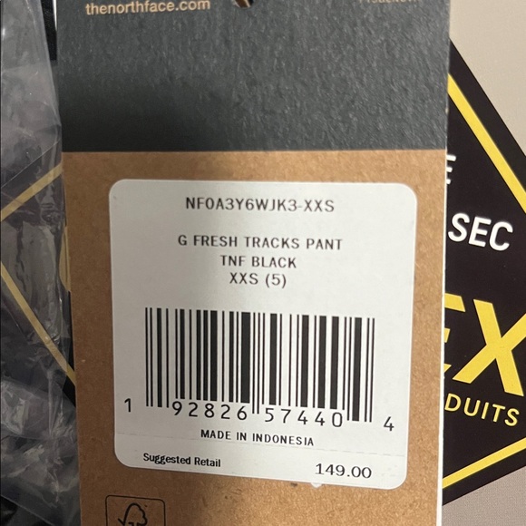 The North Face Goretex Fresh Tracks Ski Snowboard Snow Pants NWT - Picture 13 of 13